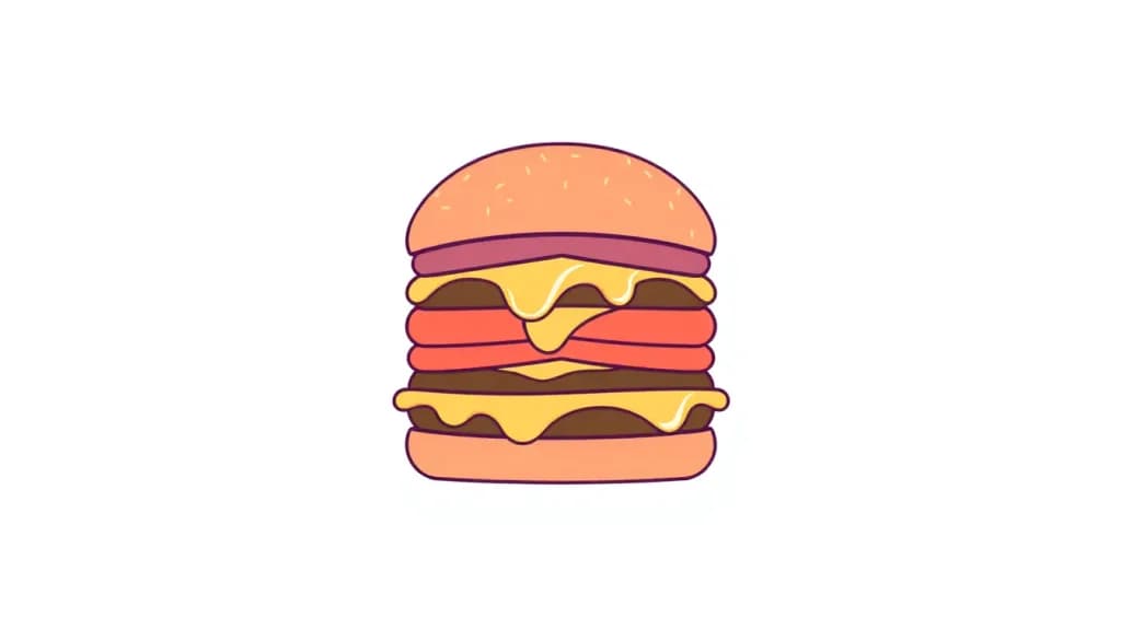 Car lands burgers