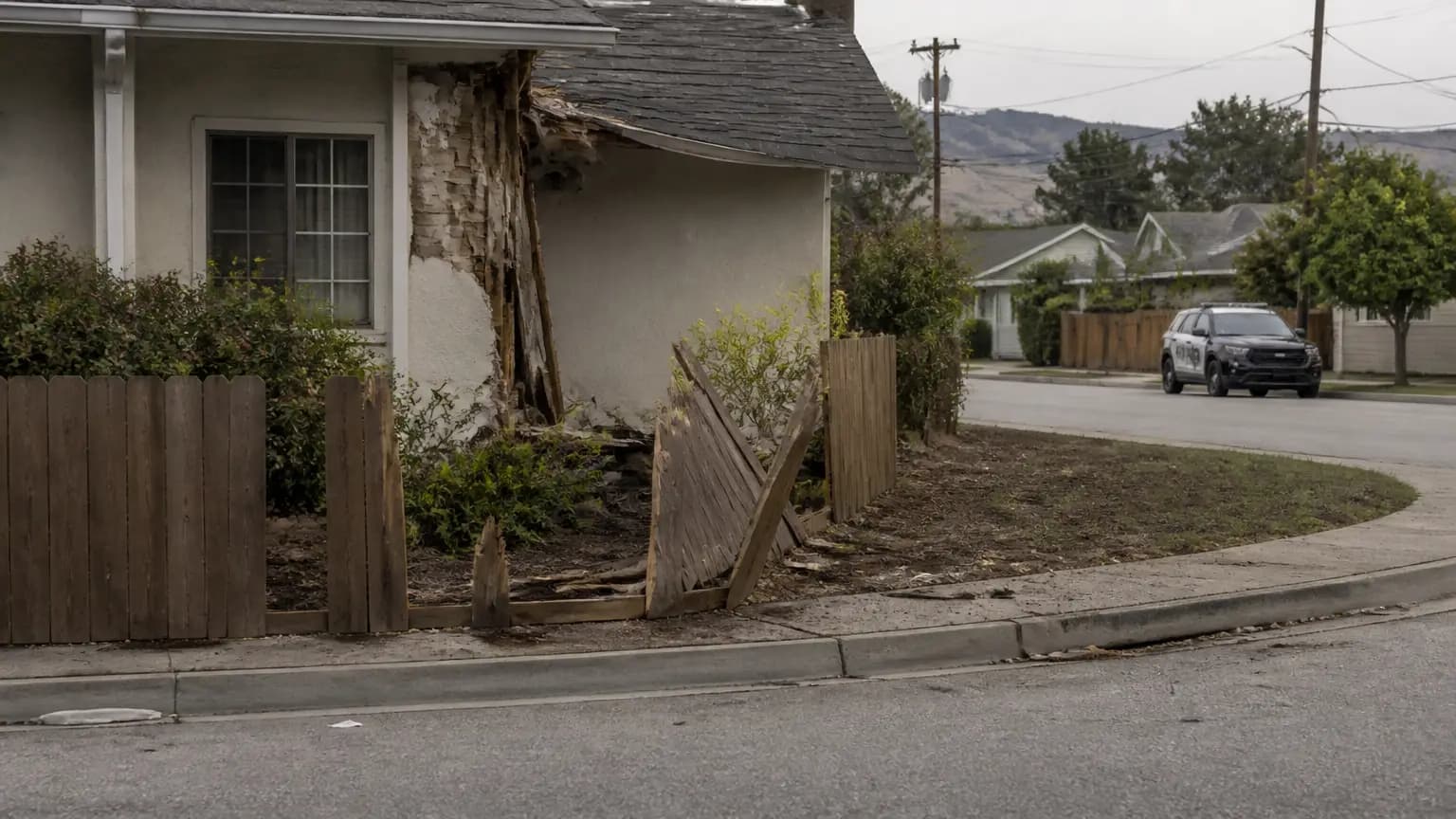 Car crashes into San Luis Obispo house