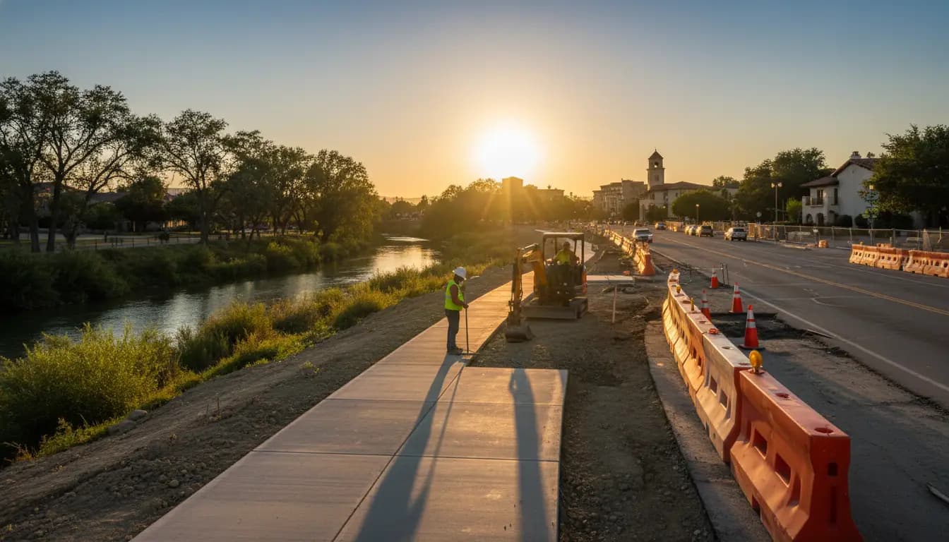 City begins Riverside Avenue pedestrian improvements