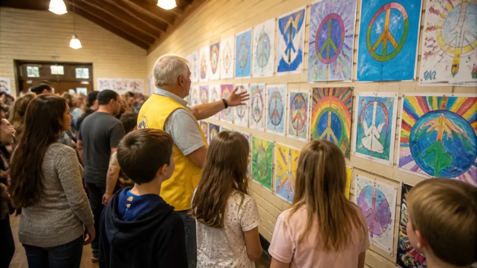 First-Ever Lions Club Peace Poster Art Reception
