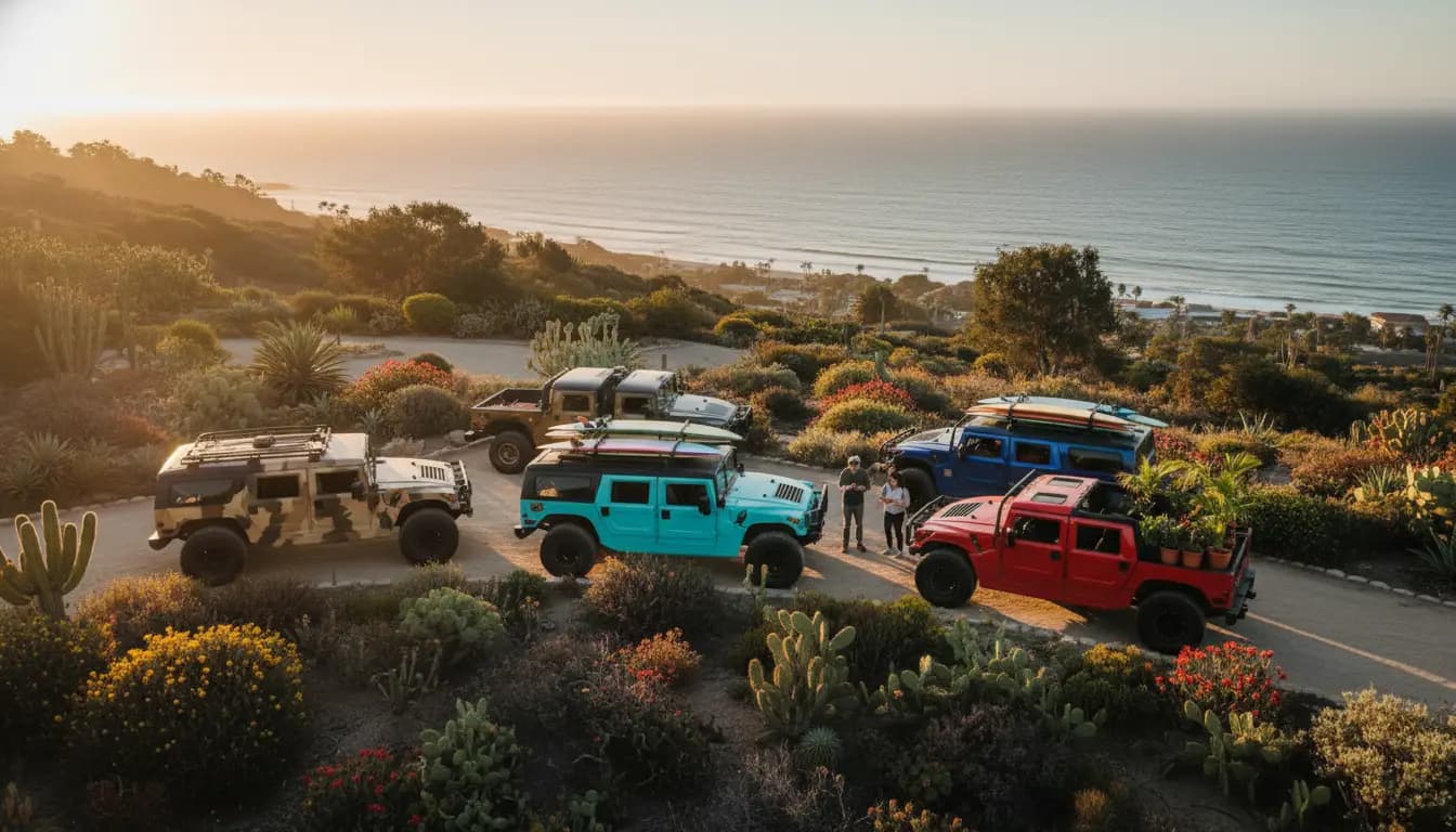 Summer Hummerz at the Ventura Botanical Gardens