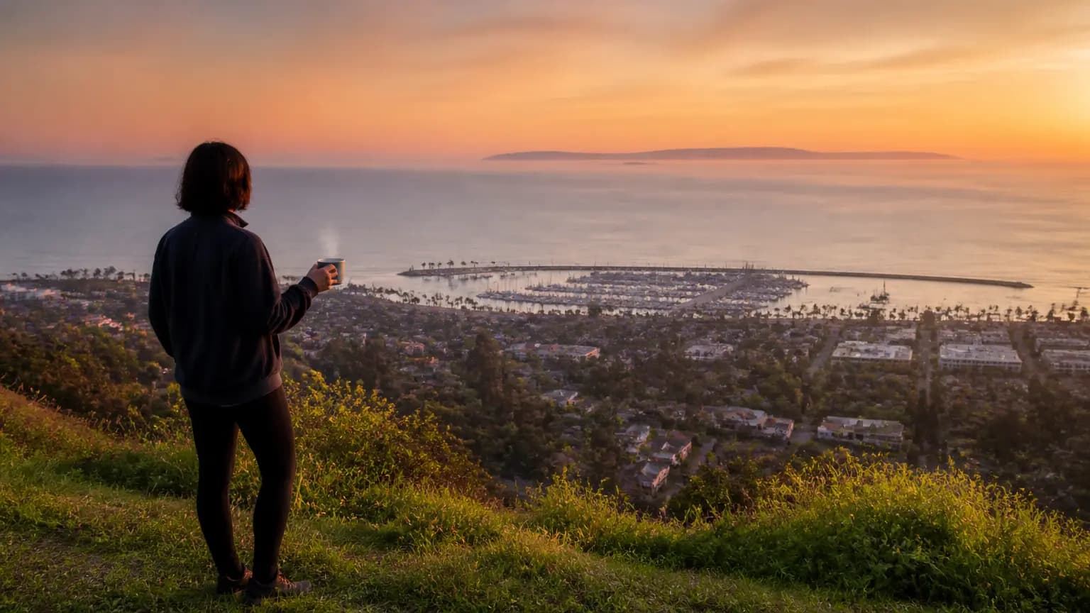 Sunrise from the Santa Barbara Riviera