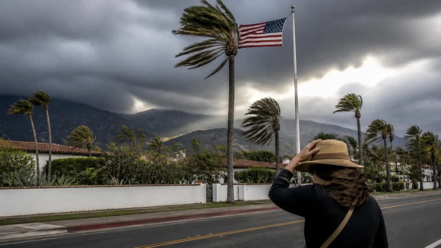 Tracking strong winds Monday
