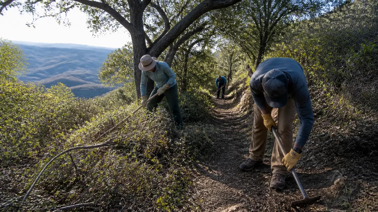 Trails open following storm repairs