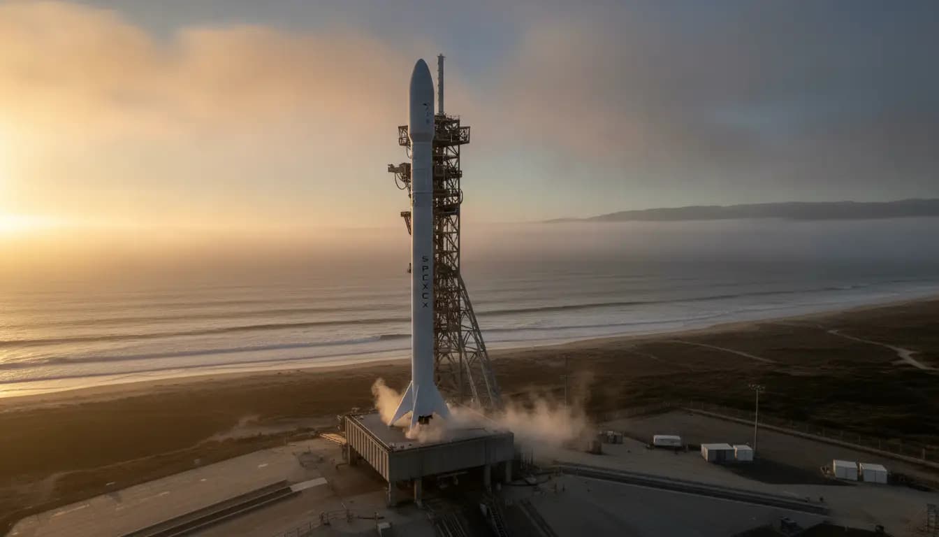 Falcon 9 Set to Launch SDA Tranche 1 Transport Layer A on October 5