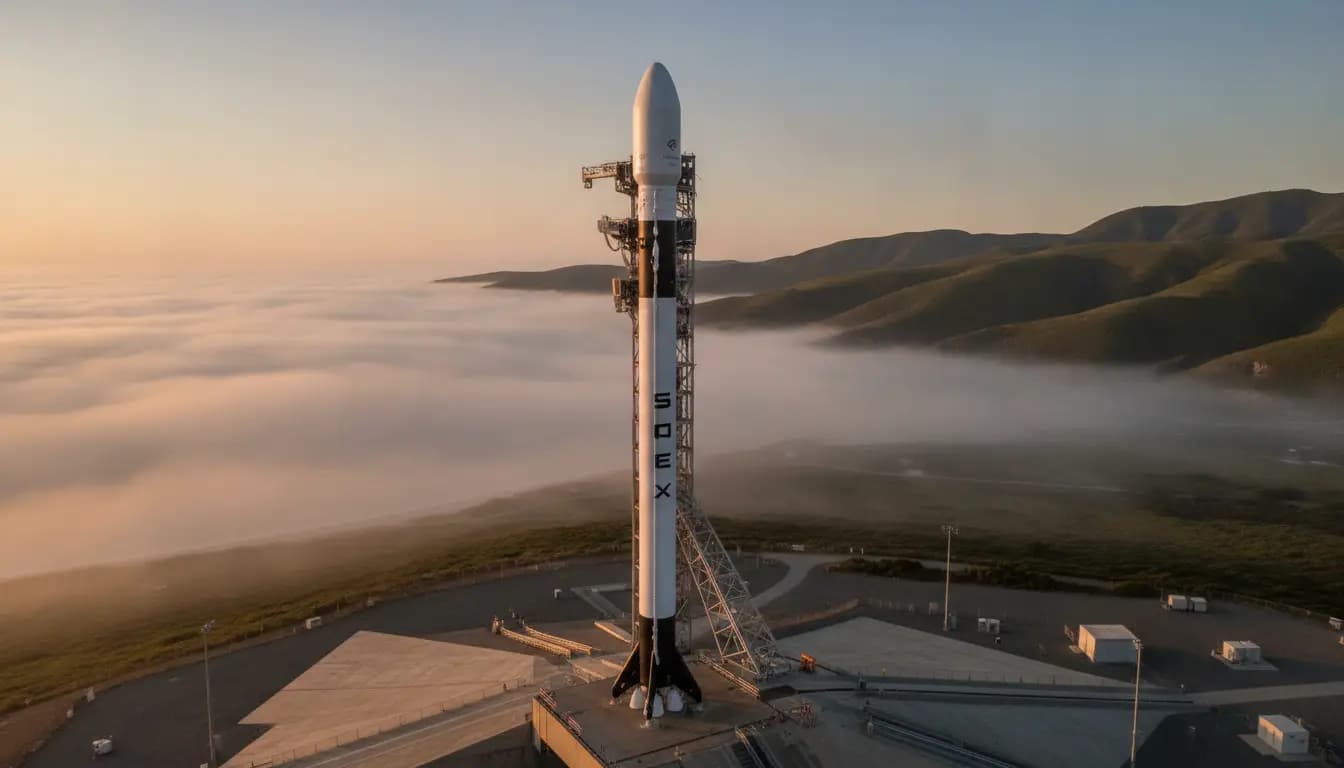 Falcon 9 Set to Launch SDA Tranche 1 Transport Layer A on October 5