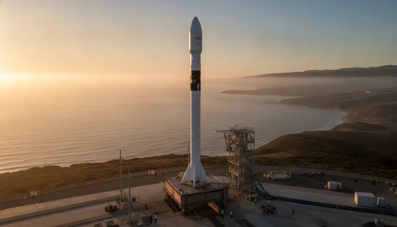 Falcon 9 Set to Launch SDA Tranche 1 Transport Layer A on October 10