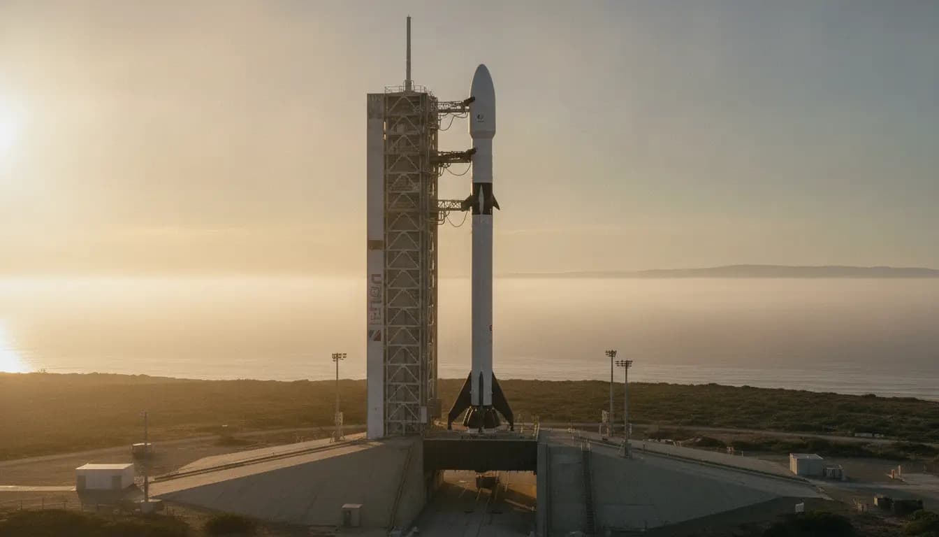 Falcon 9 Set to Launch SDA Tranche 1 Transport Layer A on October 10