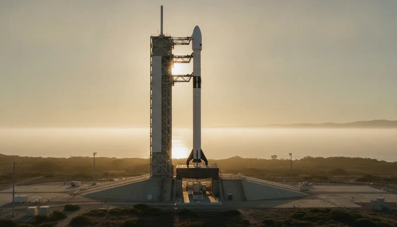Falcon 9 Set to Launch SDA Tranche 1 Transport Layer A on October 10