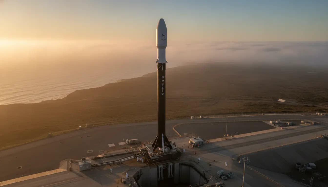 Falcon 9 Set to Launch SDA Tranche 1 Transport Layer E on July 16