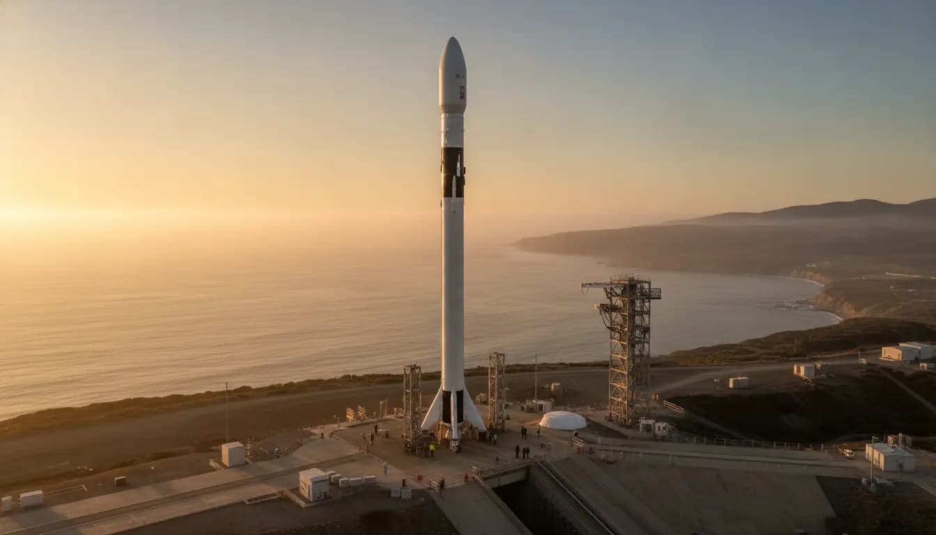 Falcon 9 Set to Launch SDA Tranche 1 Transport Layer E on July 16