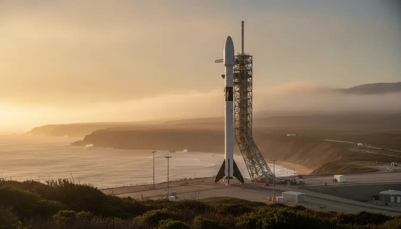 Falcon 9 Set to Launch Starlink Group 15-25 on October 10