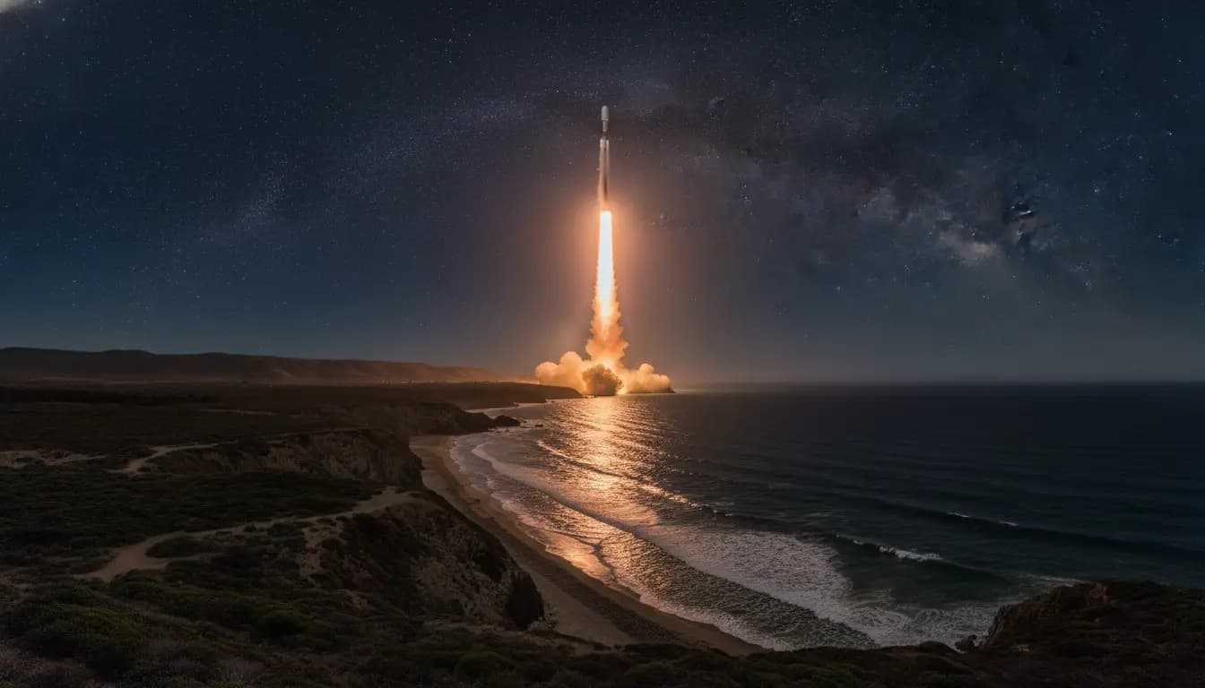 SpaceX Falcon 9 Successfully Launches SDA Tranche 1 Transport Layer A