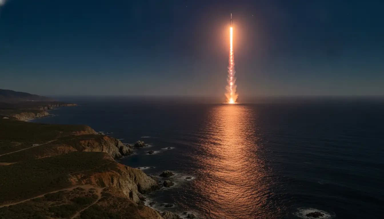 SpaceX Falcon 9 Successfully Launches SDA Tranche 1 Transport Layer E