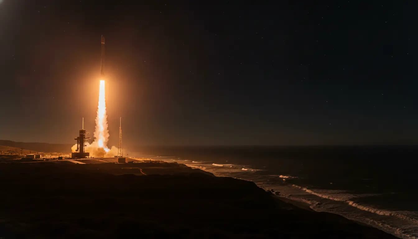 SpaceX Falcon 9 Successfully Launches Starlink Group 15-14