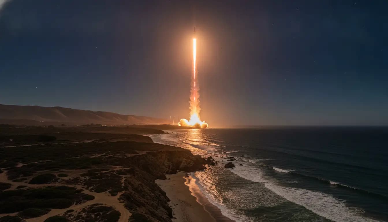 SpaceX Falcon 9 Successfully Launches Starlink Group 15-16