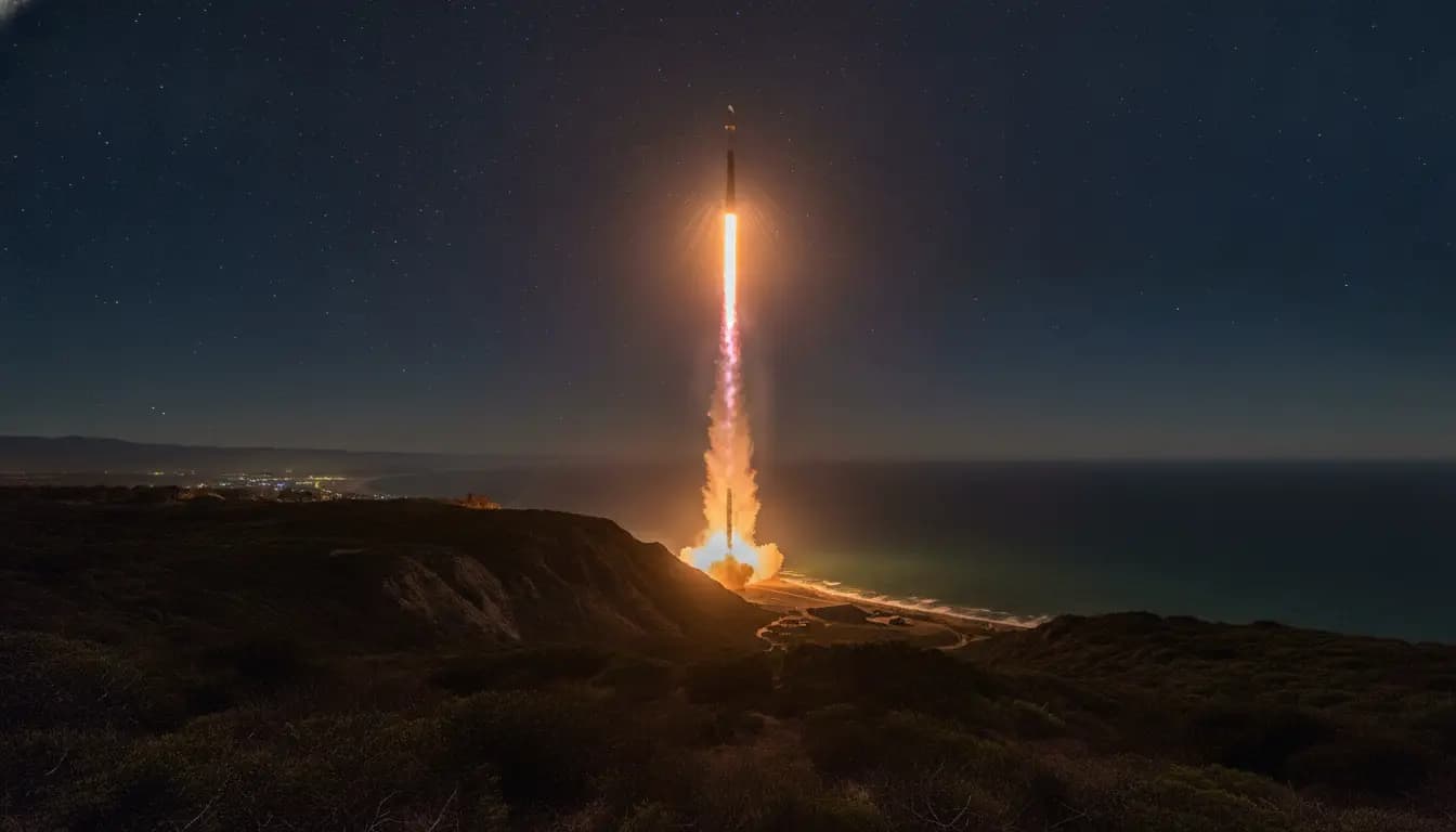 SpaceX Falcon 9 Successfully Launches Starlink Group 15-18