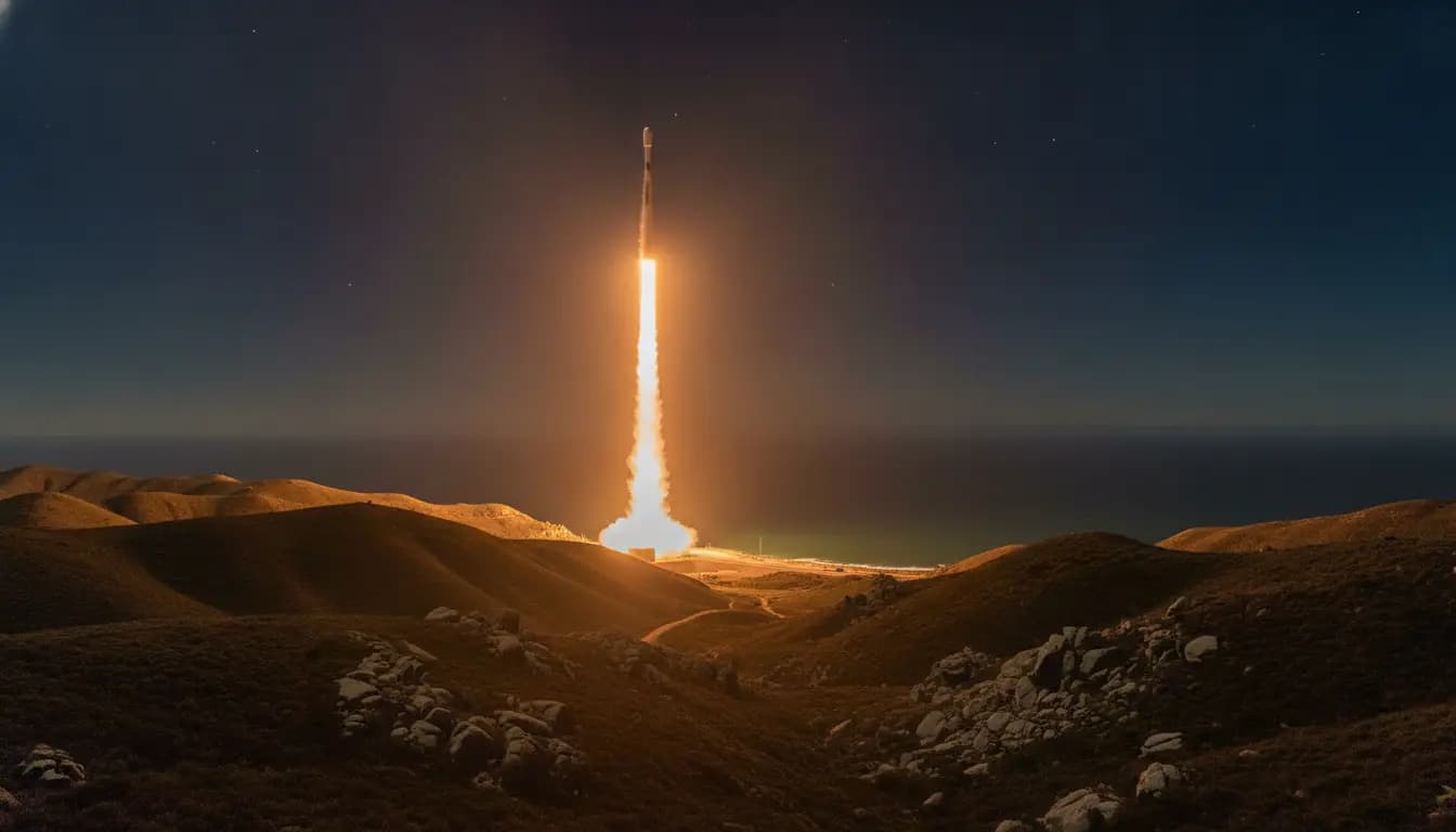 SpaceX Falcon 9 Successfully Launches Starlink Group 15-20
