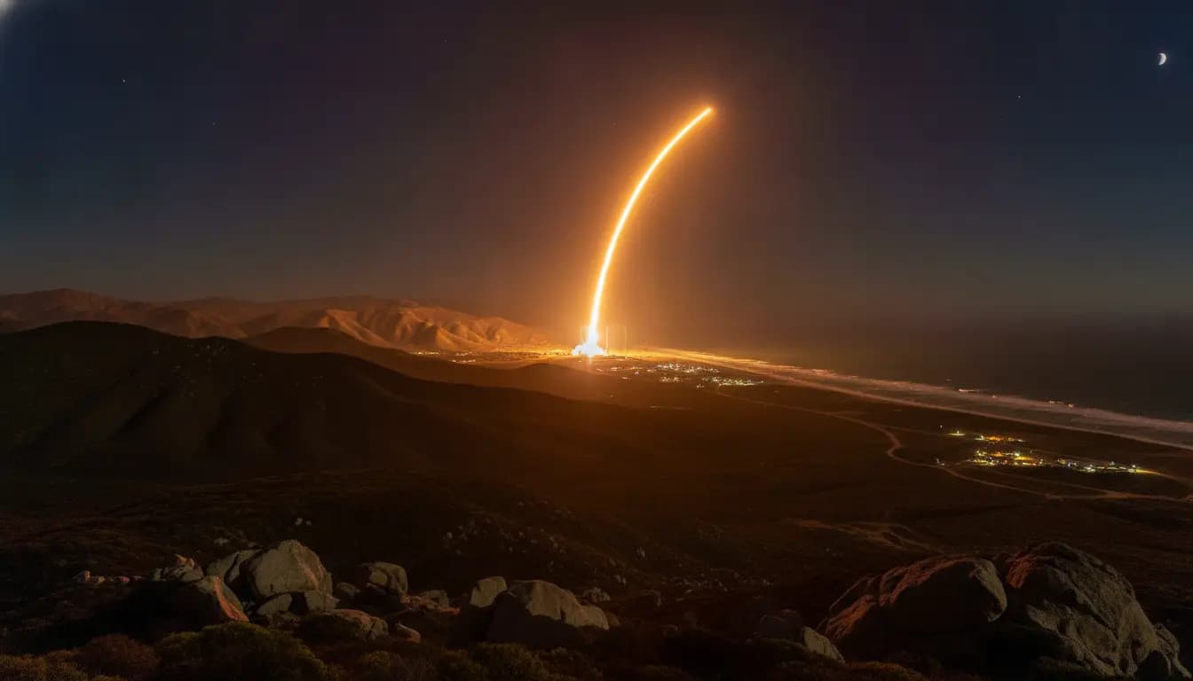 SpaceX Falcon 9 Successfully Launches Starlink Group 15-25