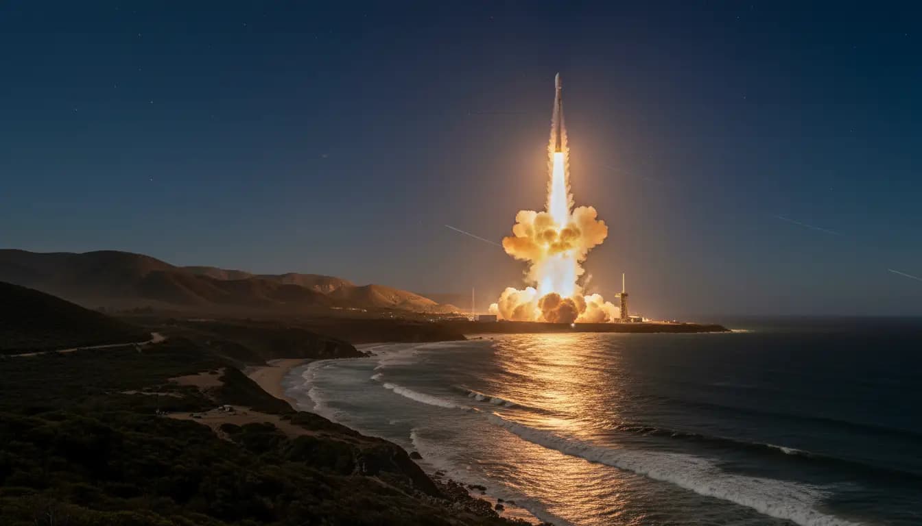 SpaceX Falcon 9 Successfully Launches Starlink Group 17-21