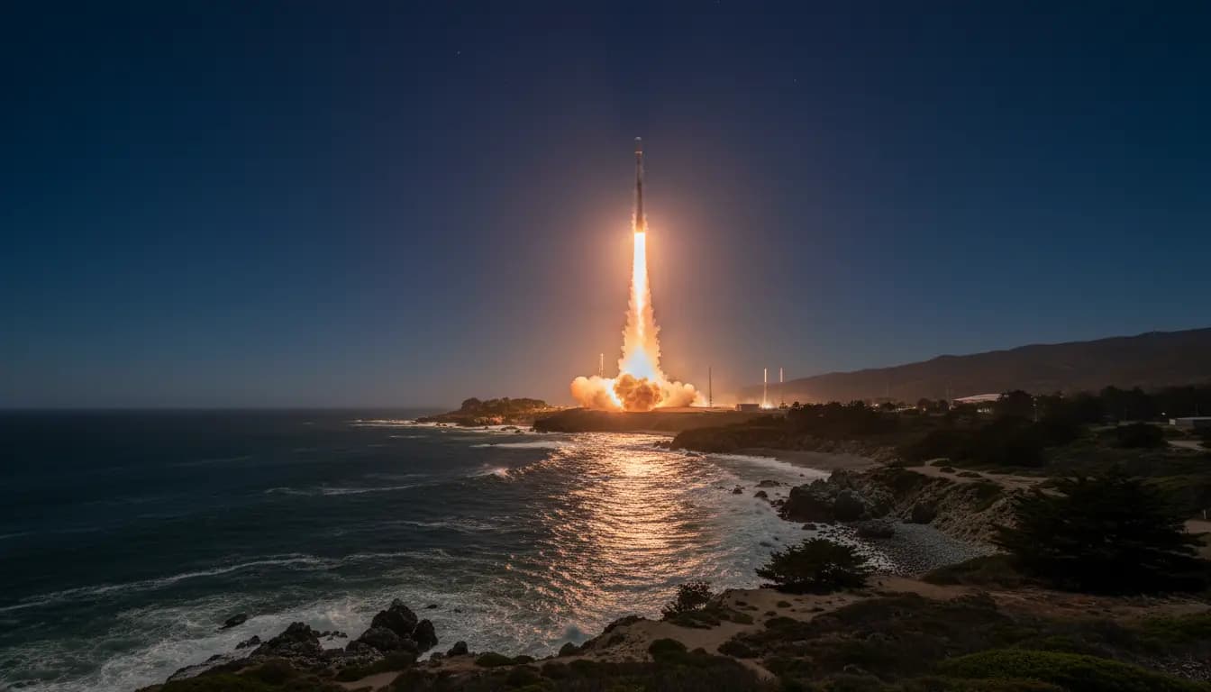 SpaceX Falcon 9 Successfully Launches Starlink Group 17-35