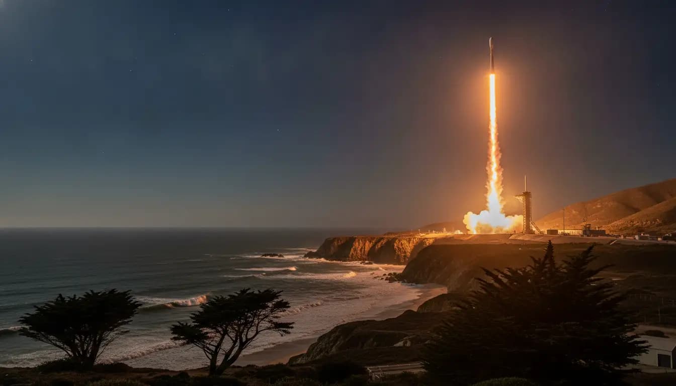 SpaceX Falcon 9 Successfully Launches Starlink Group 17-38