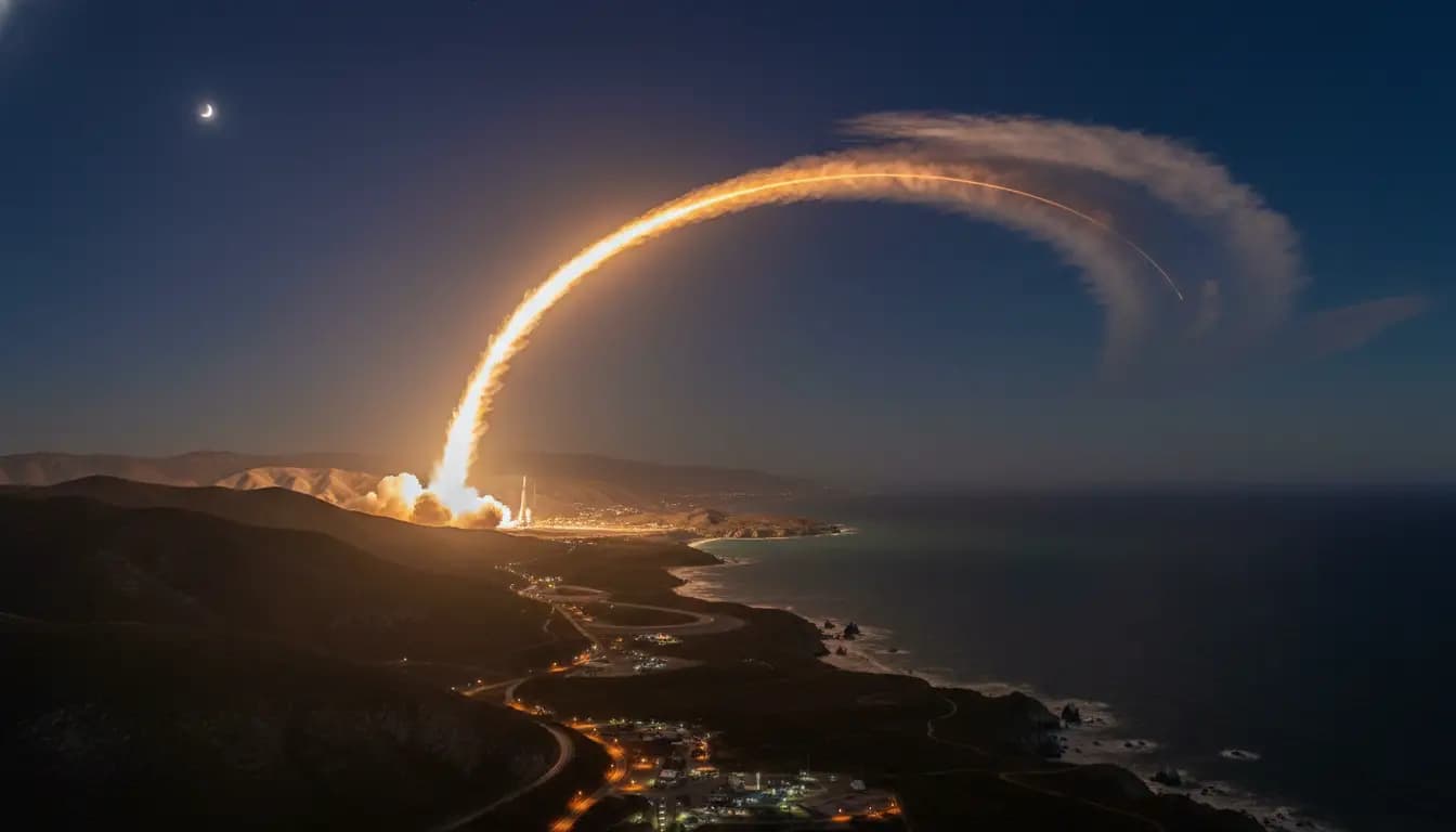 SpaceX Falcon 9 Successfully Launches Starlink Group 17-41