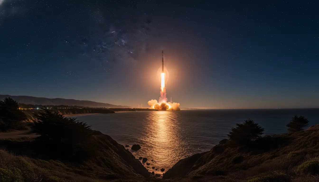 SpaceX Falcon 9 Successfully Launches Starlink Group 17-43
