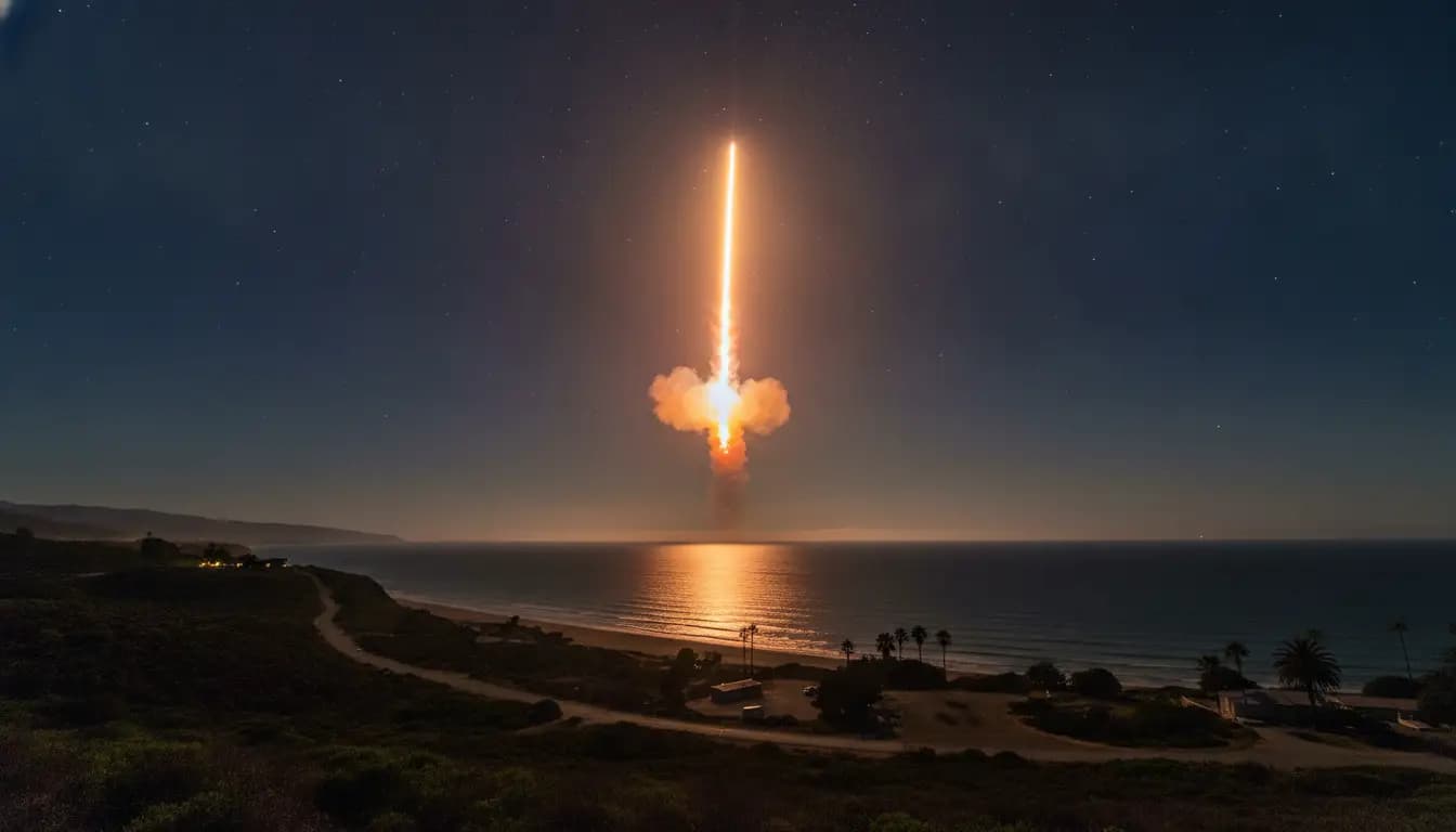 SpaceX Falcon 9 Successfully Launches Starlink Group 17-46