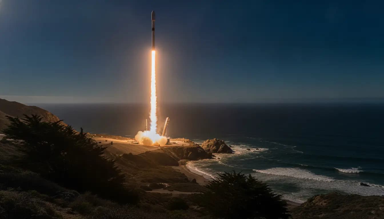 SpaceX Falcon 9 Successfully Launches Starlink Group 17-50