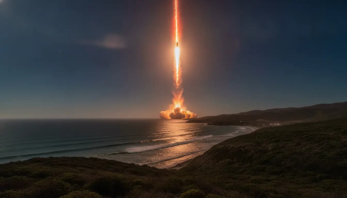 SpaceX Falcon 9 Successfully Launches Starlink Group 17-53