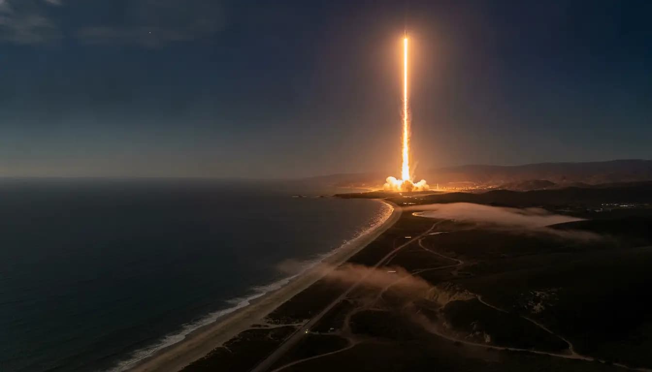 SpaceX Falcon 9 Successfully Launches Starlink Group 17-54