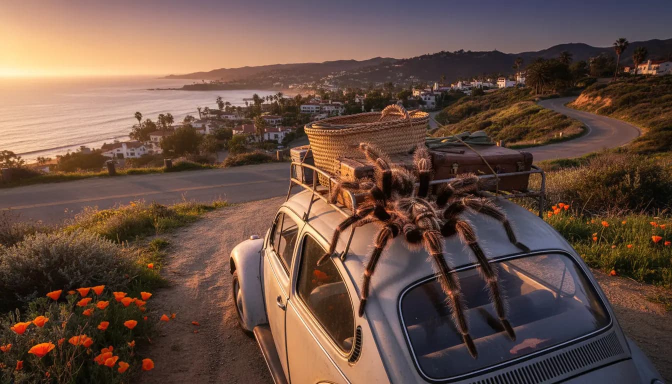 A New Eight-Legged Hitchhiker Arrives in Santa Barbara County