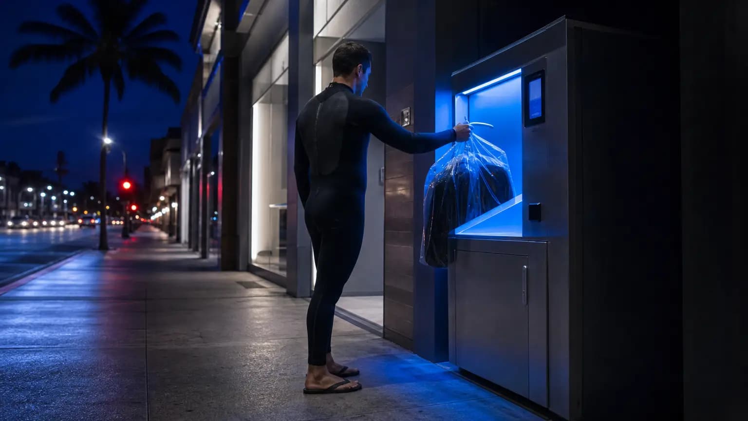 BizHawk: Santa Barbara Gets Its First 24/7 Self-Serve Dry Cleaning Kiosk
