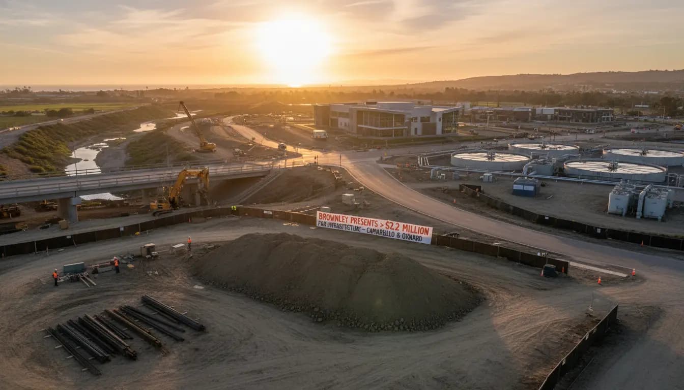 Brownley Presents More Than $2.2 Million for Critical Infrastructure Projects in Camarillo and Oxnard