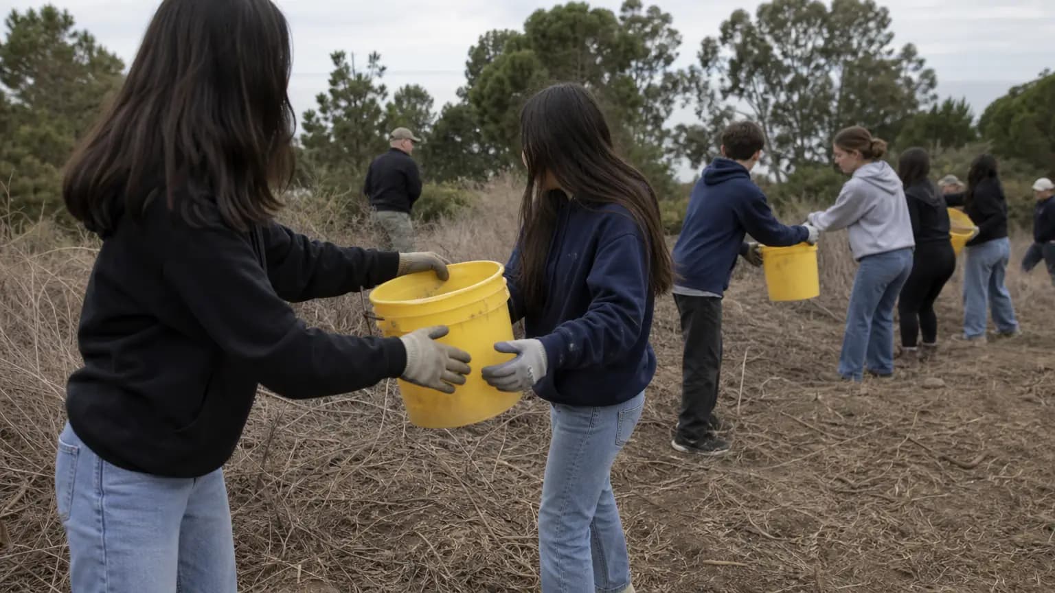 Bucket Brigade Academy Trains Youth Fire Prevention Team