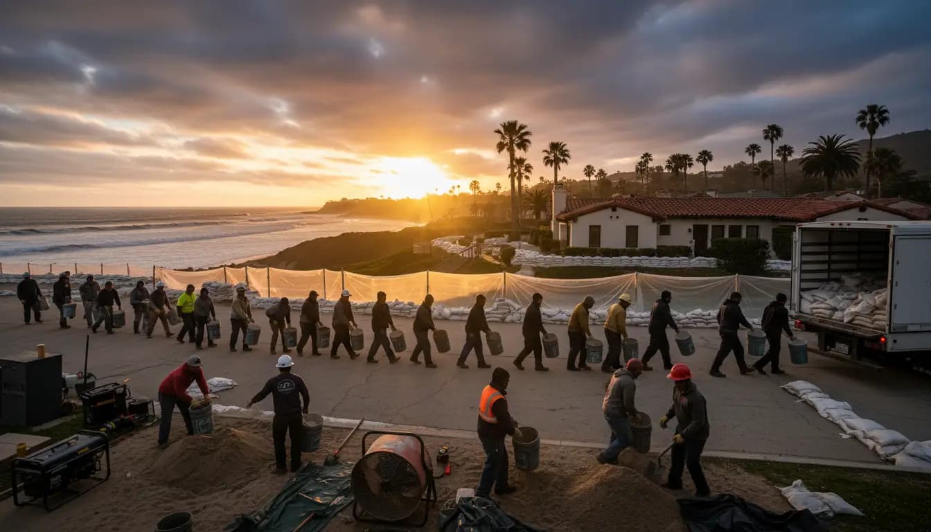 Bucket Brigade Preparing for Risk of Extreme Weather Ahead