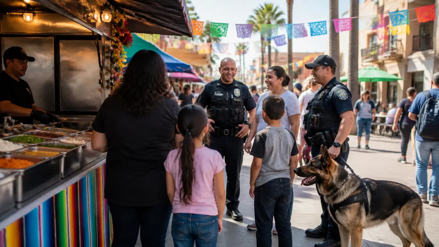 Community Invited to Tacos with a Cop Benefiting the VPD K9 Unit