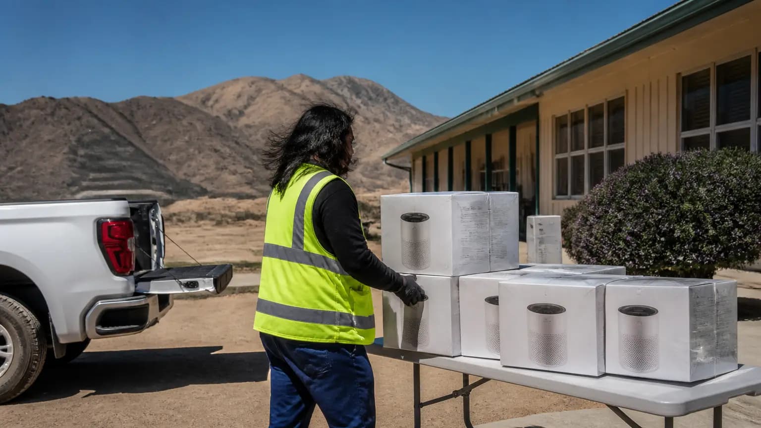 County APCD Provides 270 Air Purifiers in Cuyama Valley