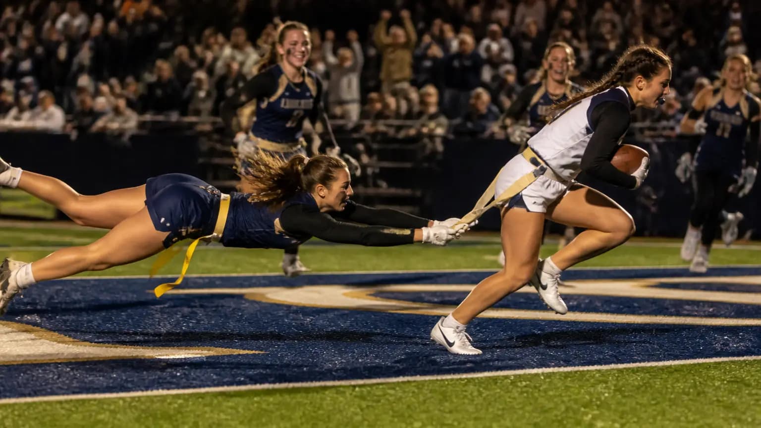 Dos Pueblos Flag Football Shuts Out San Marcos to Remain Undefeated in League Play, 21-0