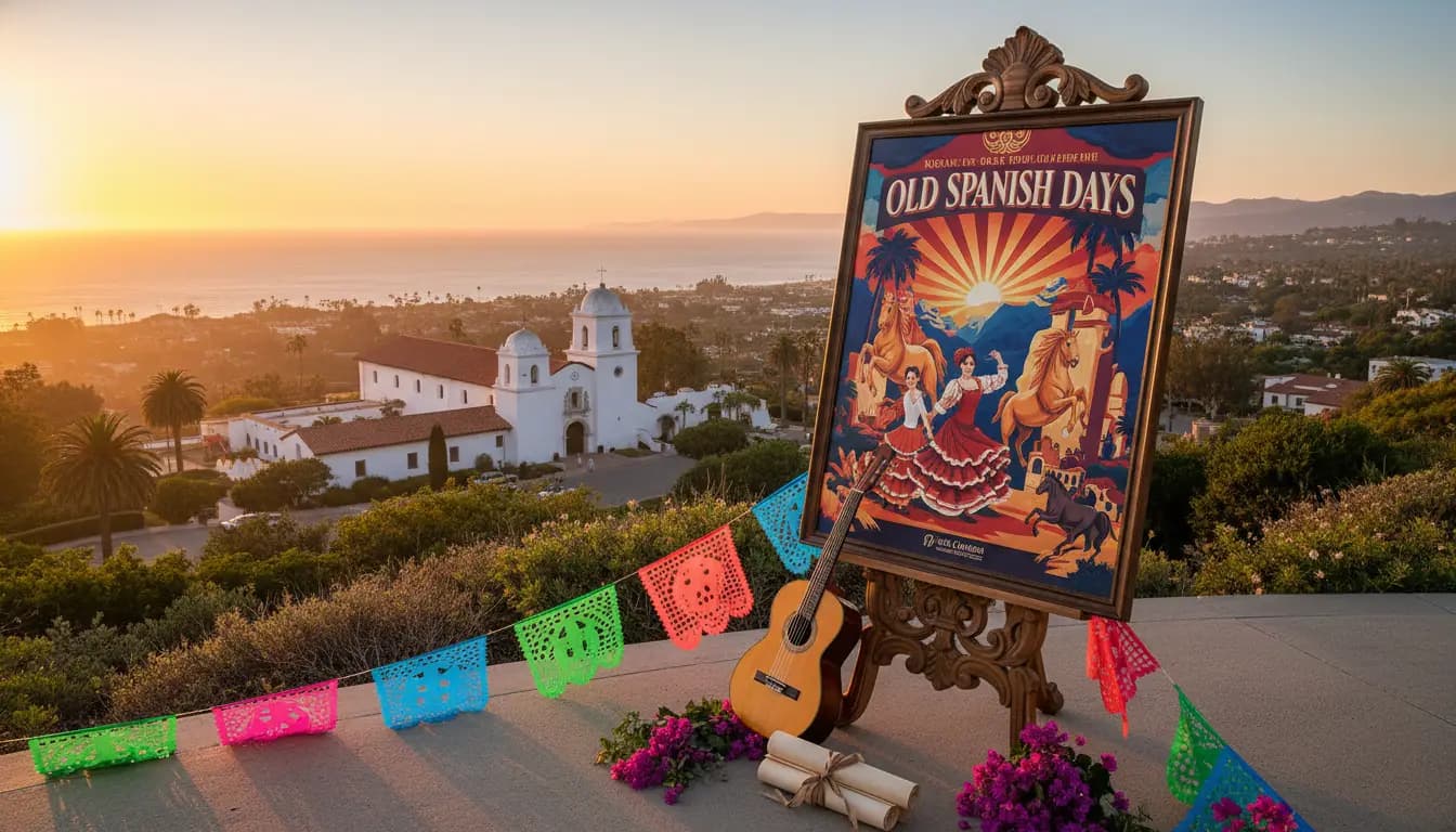 Fiesta Forever! Santa Barbara’s Old Spanish Days Fiesta Poster Revealed