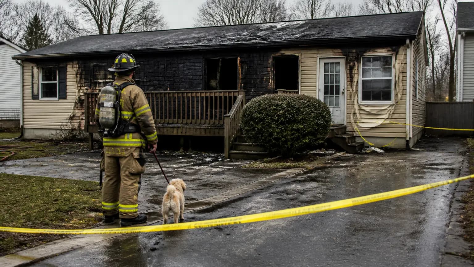Firefighters help resident, dog escape Paso Robles duplex fire
