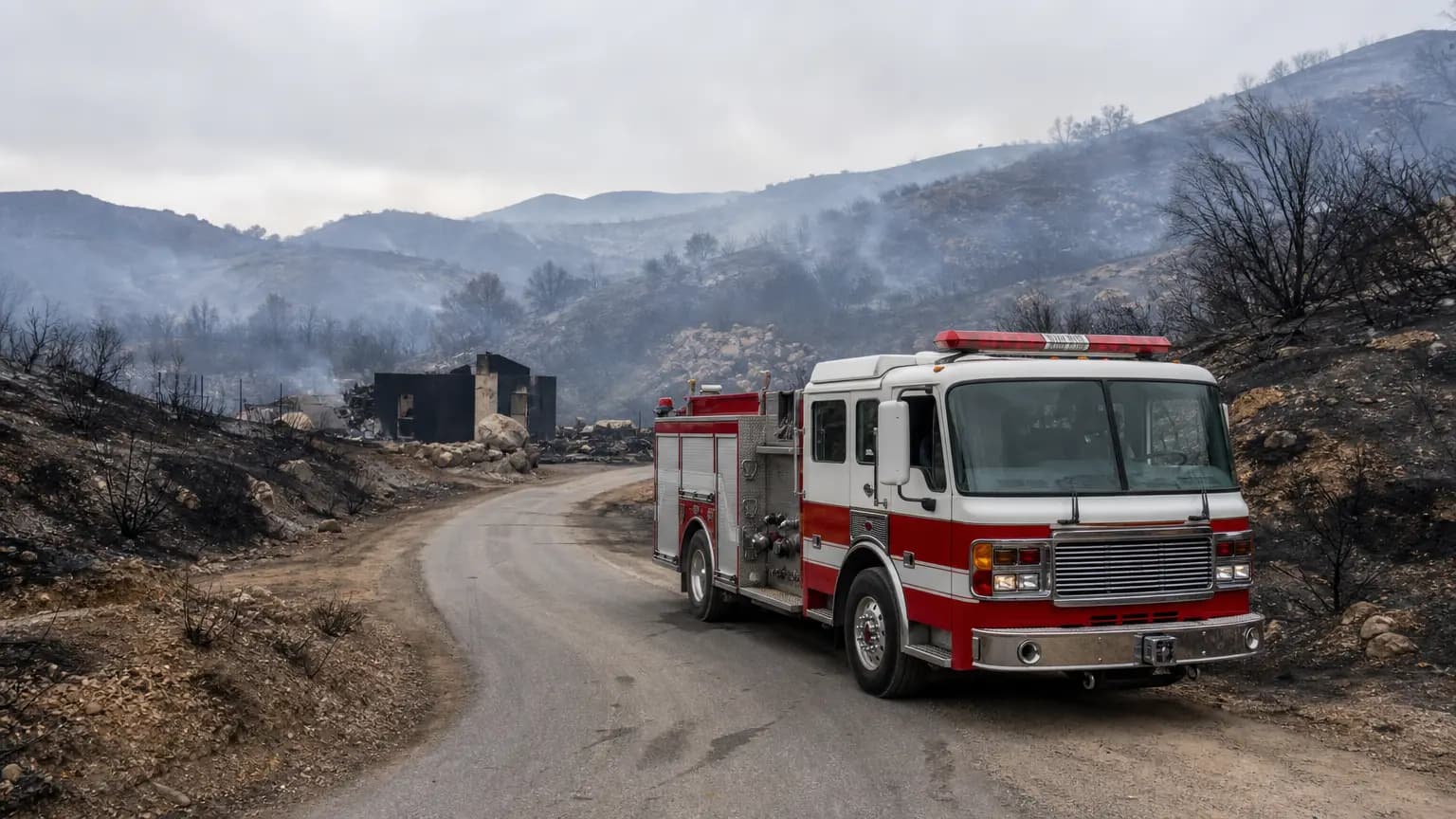 Firefighters Quickly Knock Down Structure Fire at Back of Painted Cave Property