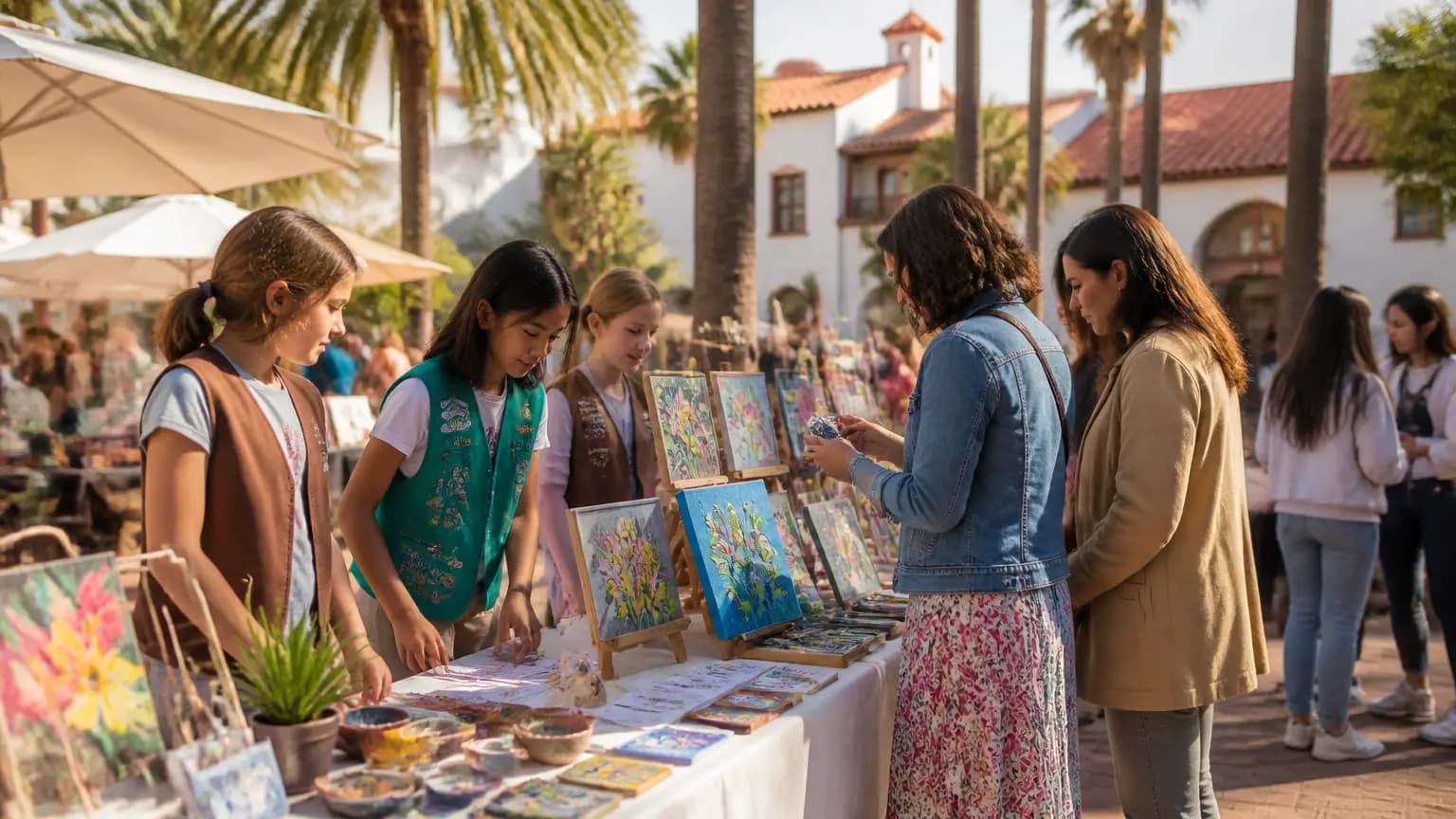 Girl Scout Troop 55524 Hosts Community “Seasonal Sales” Art Market to Support Youth Leadership and Local Entrepreneurs
