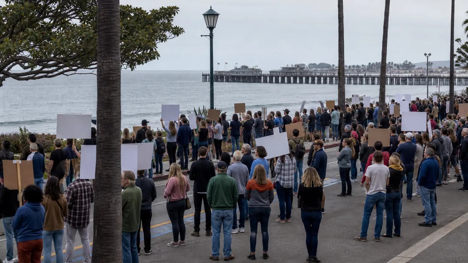 ‘Good Trouble Lives On’ Rally Draws Hundreds to Santa Barbara Waterfront