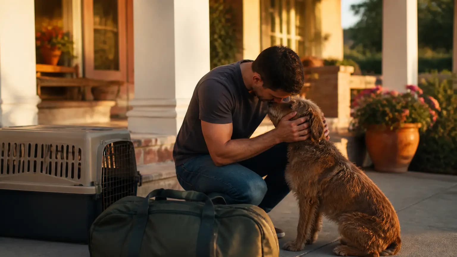 Homeward, westbound: Nipomo native’s Army tour in Kuwait ends with adopting the stray dog he befriended