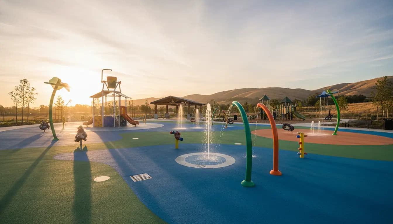 Long-Awaited Splash Pad to Open at Jonny D. Wallis Neighborhood Park