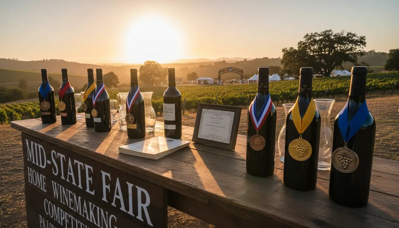 Mid-State Fair announces home winemaking competition winners