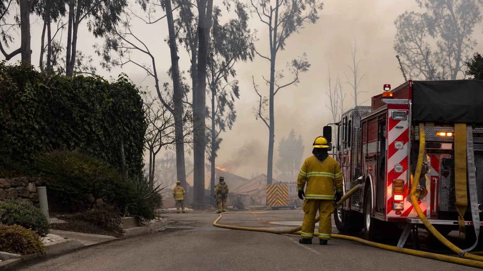 Nine Displaced in Early-Morning House Fire in Santa Barbara