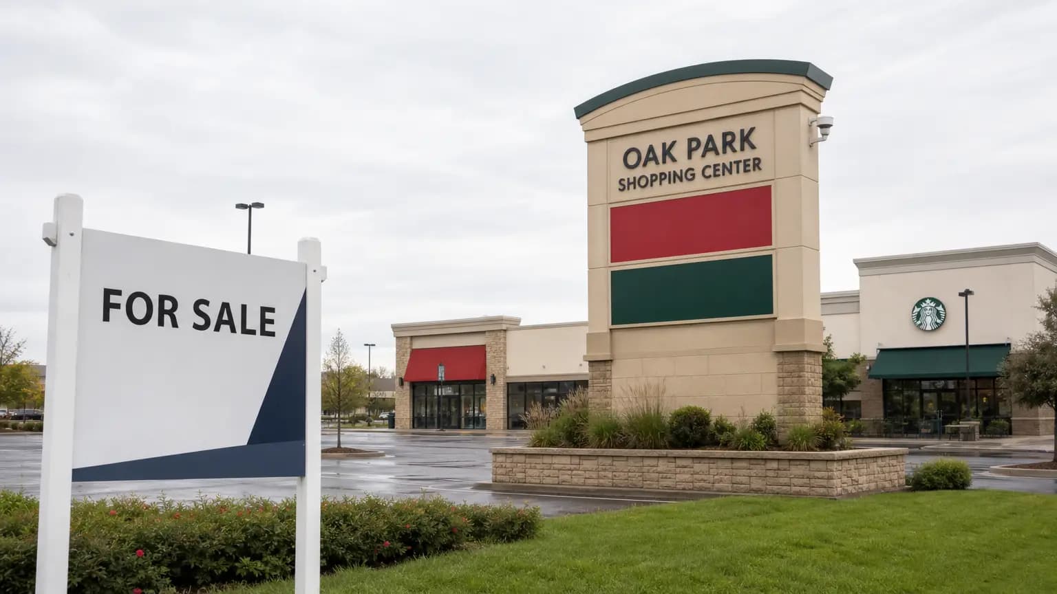 Oak Park Shopping Center goes on the seller block for $24 million